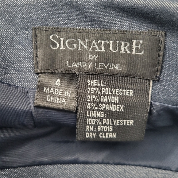 Signature by Larry Levine Lightweight Denim Midi Skirt - Picture 7 of 7